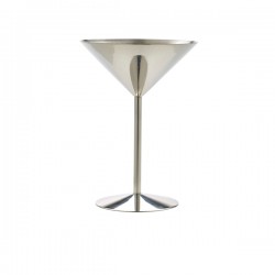 Neville Genware Stainless Steel Martini Glass 240ml / 24cl/8.5oz