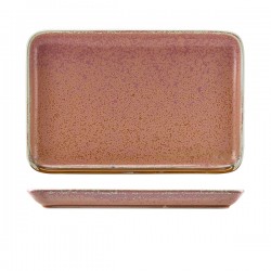 Neville Genware Terra Porcelain Rose Rectangular Platter 30 x 20cm