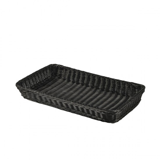 Shop quality Neville Genware Polywicker Display Basket GN 1/1- Black 12.6" length X 2.8"Deep in Kenya from vituzote.com Shop in-store or online and get countrywide delivery!