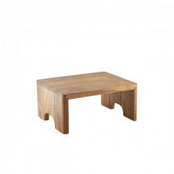 Neville Genware Acacia Wood Buffet Riser GN 1/4 10cm (H)