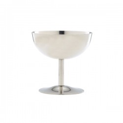 Neville Genware Stainless Steel Stemmed Sundae Cup - 23cl/8oz