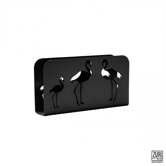 Shop quality Zuri Elegance Flamingo-Inspired Stylish Trio Serviette Holder-Matt Black in Kenya from vituzote.com Shop in-store or online and get countrywide delivery!