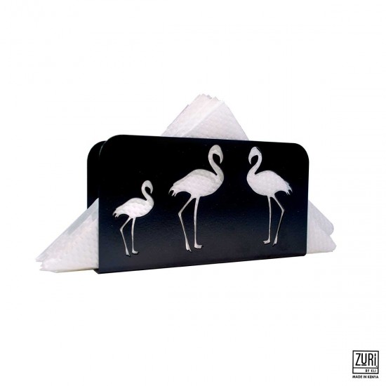 Shop quality Zuri Elegance Flamingo-Inspired Stylish Trio Serviette Holder-Matt Black in Kenya from vituzote.com Shop in-store or online and get countrywide delivery!