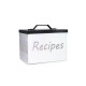 Shop quality Zuri Steel Powder-Coated Recipe Box with dividers (Appetizers, Salads, Soups, Mains & Desserts)-White in Kenya from vituzote.com Shop in-store or online and get countrywide delivery!