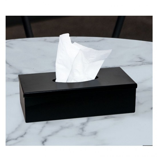Zuri Steel Finish Tissue Box Holder - Matt Black - Made in KENYA, TBHP2BK Shop quality Zuri Steel Finish Tissue Box Holder - Matt Black - Made in KENYA in Kenya from vituzote.com Shop in-store or online and get countrywide delivery!