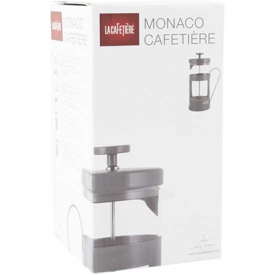 La Cafetiere 3 Cup Monaco Cafetiere Grey, 350ml, 5176573 Shop quality La Cafetiere 3 Cup Monaco Cafetiere Grey, 350ml in Kenya from vituzote.com Shop in-store or online and get countrywide delivery!