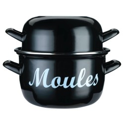World of Flavours Mediterranean Large Mussels Pot, 5.5-litre capacity