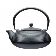 La Cafetière Cast Iron Teapot and Infuser, Black 900 ml 5-cup