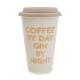 Shop quality Candlelight Travel Mug Coffee By Day Gin By Night Light Grey, 15cm in Kenya from vituzote.com Shop in-store or online and get countrywide delivery!