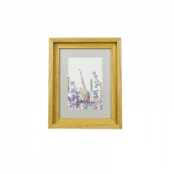Candlelight Summer Meadows Wooden Photo Frame Oak Effect, 4x6" 