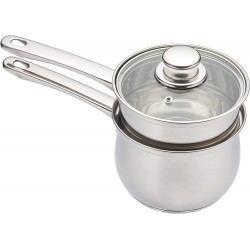 Kitchen Craft Clearview Stainless Steel Porringer, 5 Liters