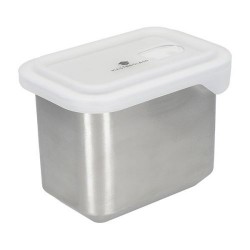 MasterClass Stainless Steel Storage Food Container ( Oven & Microwave Safe + Fridge & Freezer), 1 Litre