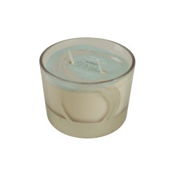 Candlelight Spa Day Revitalise 2 Wick Wax Filled Glass Candle Pot Green Tea Scent, 340g 