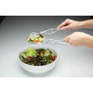 Kitchen Craft Acrylic Scissor Action Salad Serving Tongs