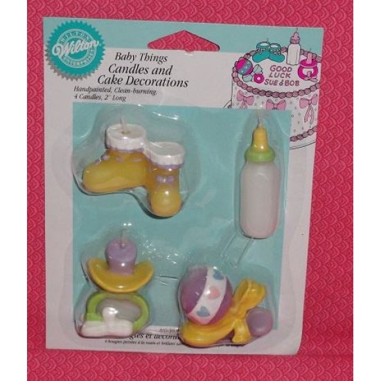 Shop quality Wilton Baby Shower 4-Piece Candle Set, 2 inches height in Kenya from vituzote.com Shop in-store or online and get countrywide delivery!