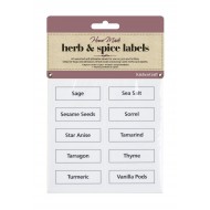 Kitchen Craft Home Made Vinyl Herb and Spice Labels - Pack of 50