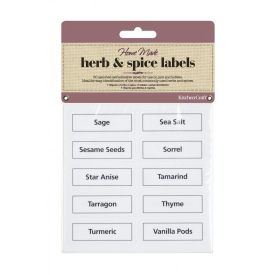Shop quality Kitchen Craft Home Made Vinyl Herb and Spice Labels - Pack of 50 in Kenya from vituzote.com Shop in-store or online and get countrywide delivery!
