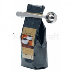 Kitchen Craft Stainless Steel Coffee Measure and Bag Clip