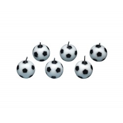 Kitchen Craft  Sweetly Does It Football Shaped Candles, Set of 6