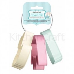 Kitchen Craft Baby Themed Cookie Cutters , Set of 3