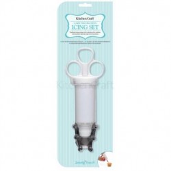 Sweetly Does It Icing Syringe With 6 Stainless Steel Nozzles