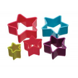 Colourworks 5-Piece Star Shaped Cookie Cutter Set