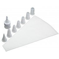 Sweetly Does It Plastic Piping Set With eight Nozzles