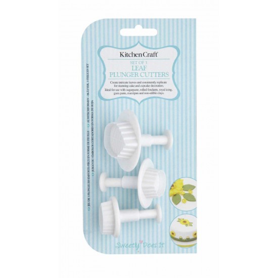 Shop quality Sweetly Does It Leaf Fondant Plunger Cutters, Set of 3 in Kenya from vituzote.com Shop in-store or online and get countrywide delivery!