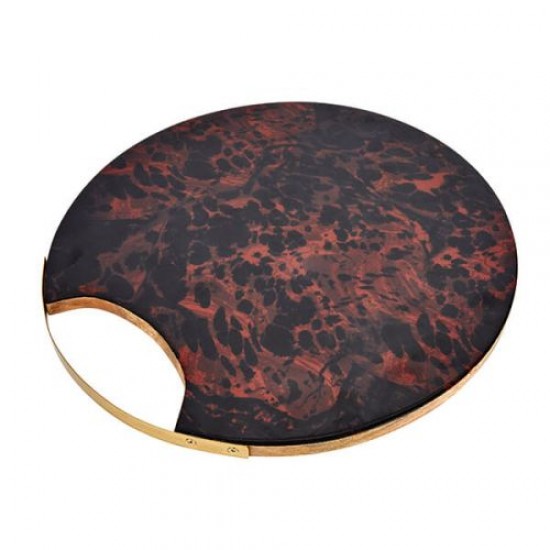 Shop quality Artesà Round Serving Board with Tortoise Shell Resin Finish in Kenya from vituzote.com Shop in-store or online and get countrywide delivery!