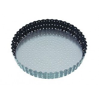 Master Class Crusty Bake Non-Stick Loose Base Fluted Tart Tin / Quiche Pan, 30 cm (12")