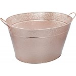 BarCraft Hammered Champagne Pail with Copper Finish