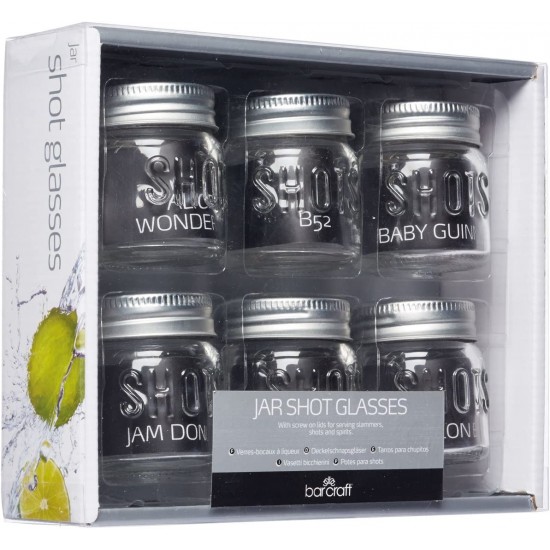BarCraft Mini Glass Drinks Jars, Set of 6, BCSGWLID6PK Shop quality BarCraft Mini Glass Drinks Jars, Set of 6 in Kenya from vituzote.com Shop in-store or online and get countrywide delivery!