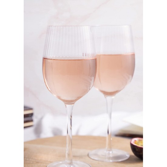 BarCraft Ribbed Wine Glasses, Set of 2 Large Patterned Glasses in Gift Box, 450ml, BCWW2PCRIDG Shop quality BarCraft Ribbed Wine Glasses, Set of 2 Large Patterned Glasses in Gift Box, 450ml in Kenya from vituzote.com Shop in-store or online and get countrywide delivery!
