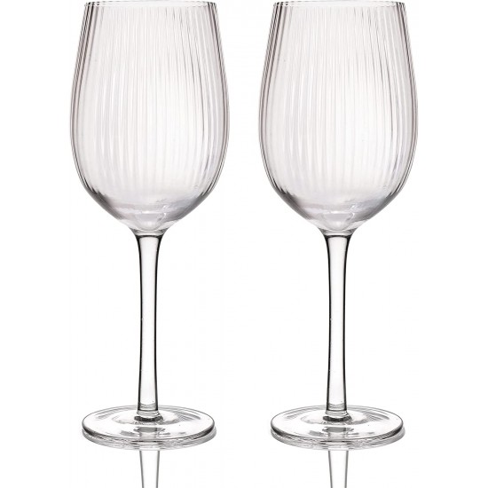 BarCraft Ribbed Wine Glasses, Set of 2 Large Patterned Glasses in Gift Box, 450ml, BCWW2PCRIDG Shop quality BarCraft Ribbed Wine Glasses, Set of 2 Large Patterned Glasses in Gift Box, 450ml in Kenya from vituzote.com Shop in-store or online and get countrywide delivery!