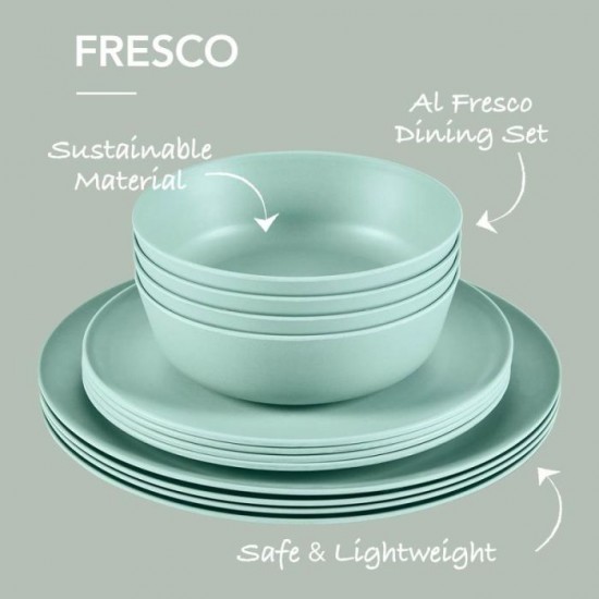 Tower Fresco 12 Piece Bamboo Fiber Dinner Set, CC855008GRN Shop quality Tower Fresco 12 Piece Bamboo Fiber Dinner Set in Kenya from vituzote.com Shop in-store or get countrywide delivery!