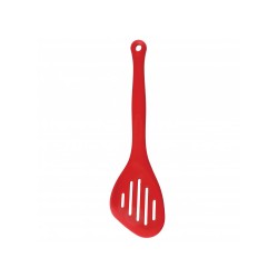 Colourworks Slotted Silicone Turner, Red