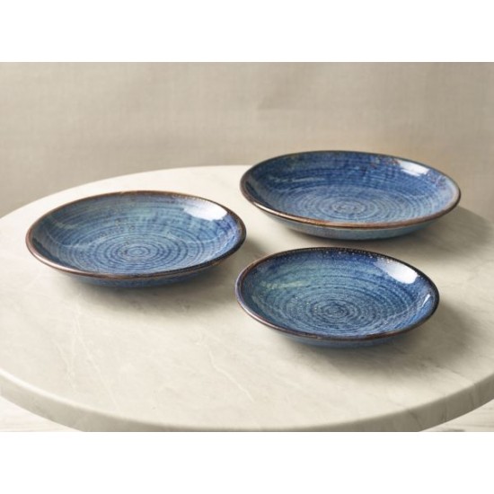 Shop quality Neville Genware Terra Porcelain Aqua Blue Deep Coupe Plate, 25cm in Kenya from vituzote.com Shop in-store or online and get countrywide delivery!