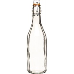 Home Made Glass Bottle with Stopper, 500 ml