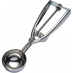 Kitchen Craft Deluxe Stainless Steel 4.9cm (49mm) Ice Cream Scoop