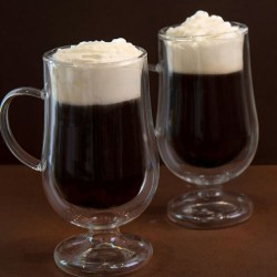 La Cafetière Double Walled Irish Coffee Glasses, Set of 2, 275ml each