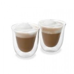 La Cafetière Double Walled Cappuccino 2-Cup Set, 200ml each