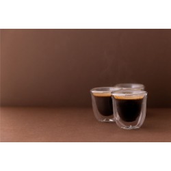 La Cafetière Double Walled Espresso 4-Cup Set, 113 ml