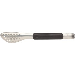 MasterClass Stainless Steel Colour-Coded Buffet Tongs - Black