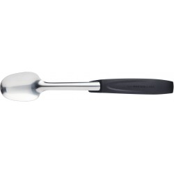 MasterClass Stainless Steel Colour-Coded Buffet Salad Spoon - Black