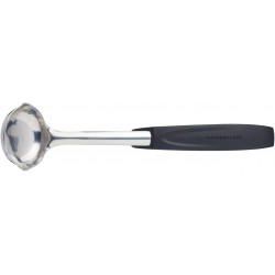 Master Class Stainless Steel Sauce Ladle - Black