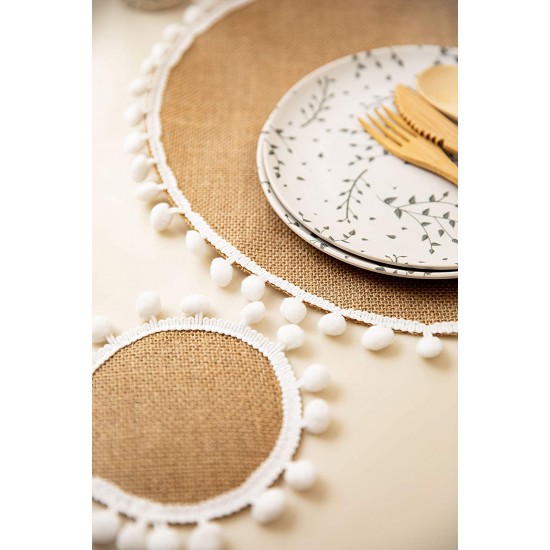 Shop quality Natural Elements Hessian Drink Coasters Set, 4 Pack of Woven Jute Mats in Kenya from vituzote.com Shop in-store or online and get countrywide delivery!