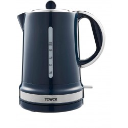 Tower Belle Jug Kettle with Rapid Boil, 1.5 Litre, 3000 W, Midnight Blue