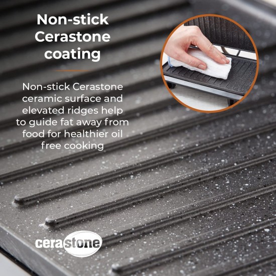Tower Panini Grill Cerastone Stainless Steel, 750 Watts, T27038 Shop quality Tower Panini Grill Cerastone Stainless Steel, 750 Watts in Kenya from vituzote.com Shop in-store or online and get countrywide delivery!