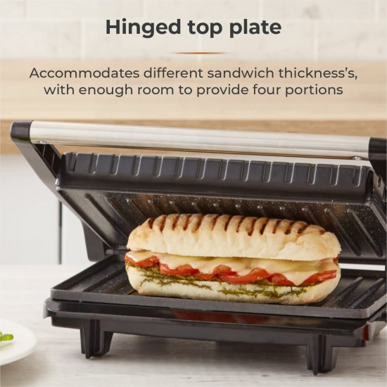 Tower Panini Grill Cerastone Stainless Steel, 750 Watts, T27038 Shop quality Tower Panini Grill Cerastone Stainless Steel, 750 Watts in Kenya from vituzote.com Shop in-store or online and get countrywide delivery!