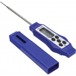 Taylor Compact Waterproof Instant Read Digital Thermometer, Blister Packed, Plastic